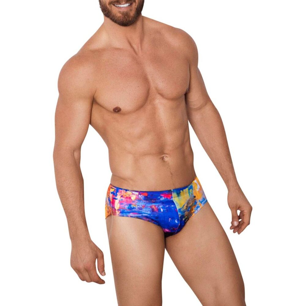 Clever 0913 Priceless Swim Briefs Blue & Yellow